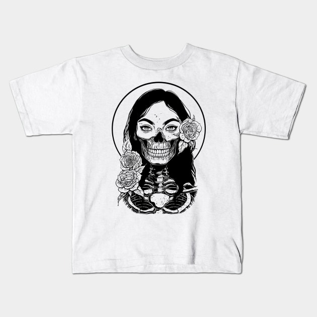 Dead Girl. Death Kids T-Shirt by OccultOmaStore